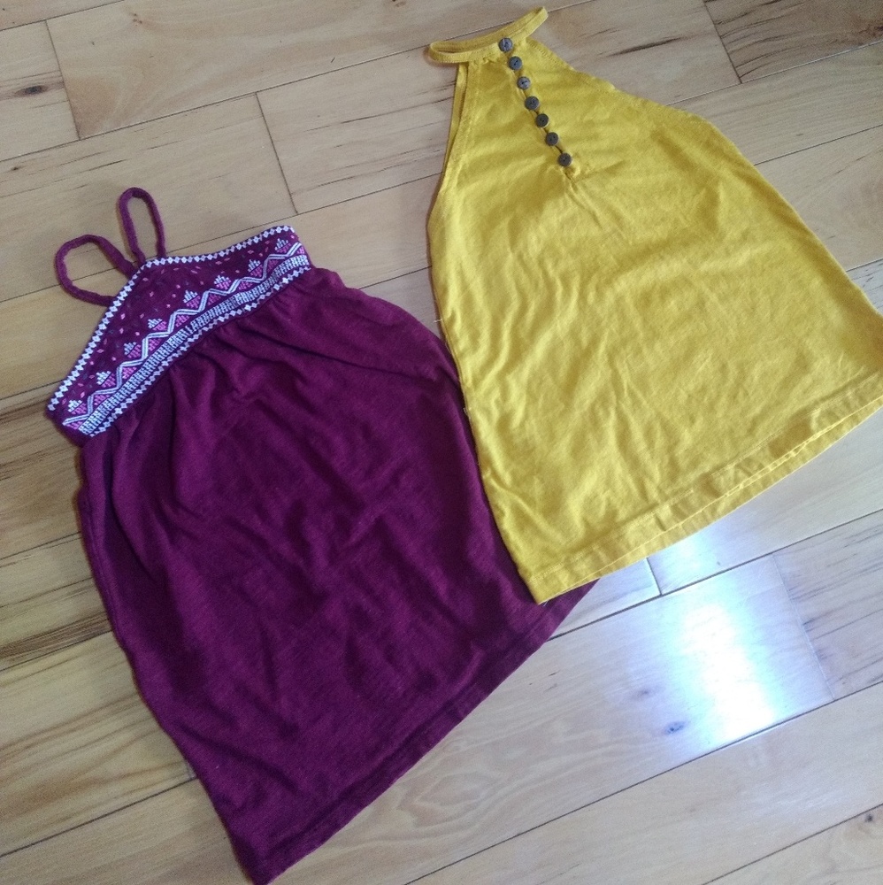 2 High-neck Dresses
